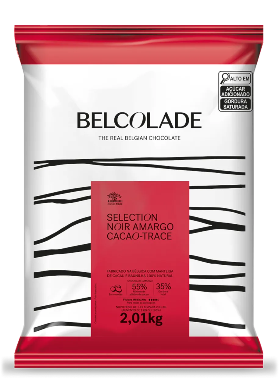 Belcolade Selection Noir 55% Cacao-Trace - Puratos
