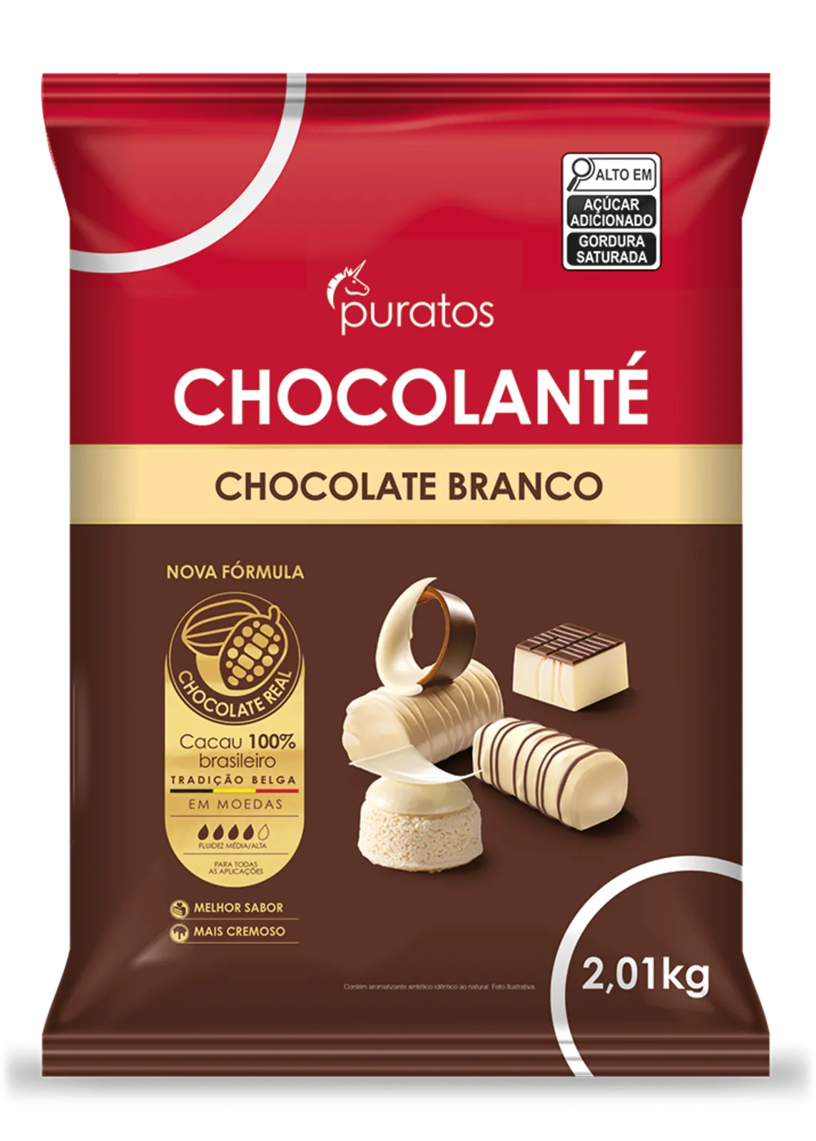 Chocolanté Meio Amargo Barra - Puratos